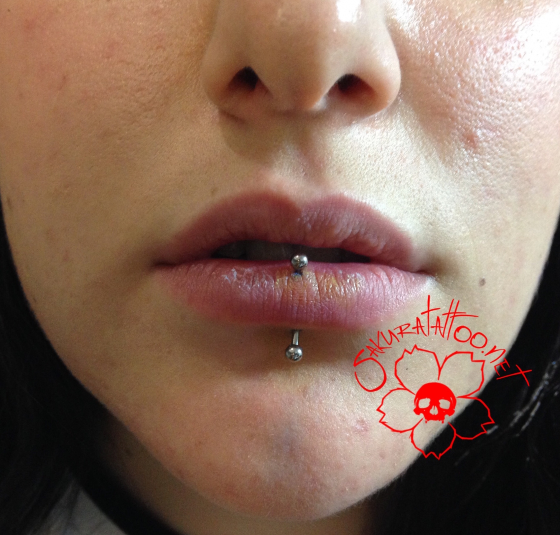 Vertical labret